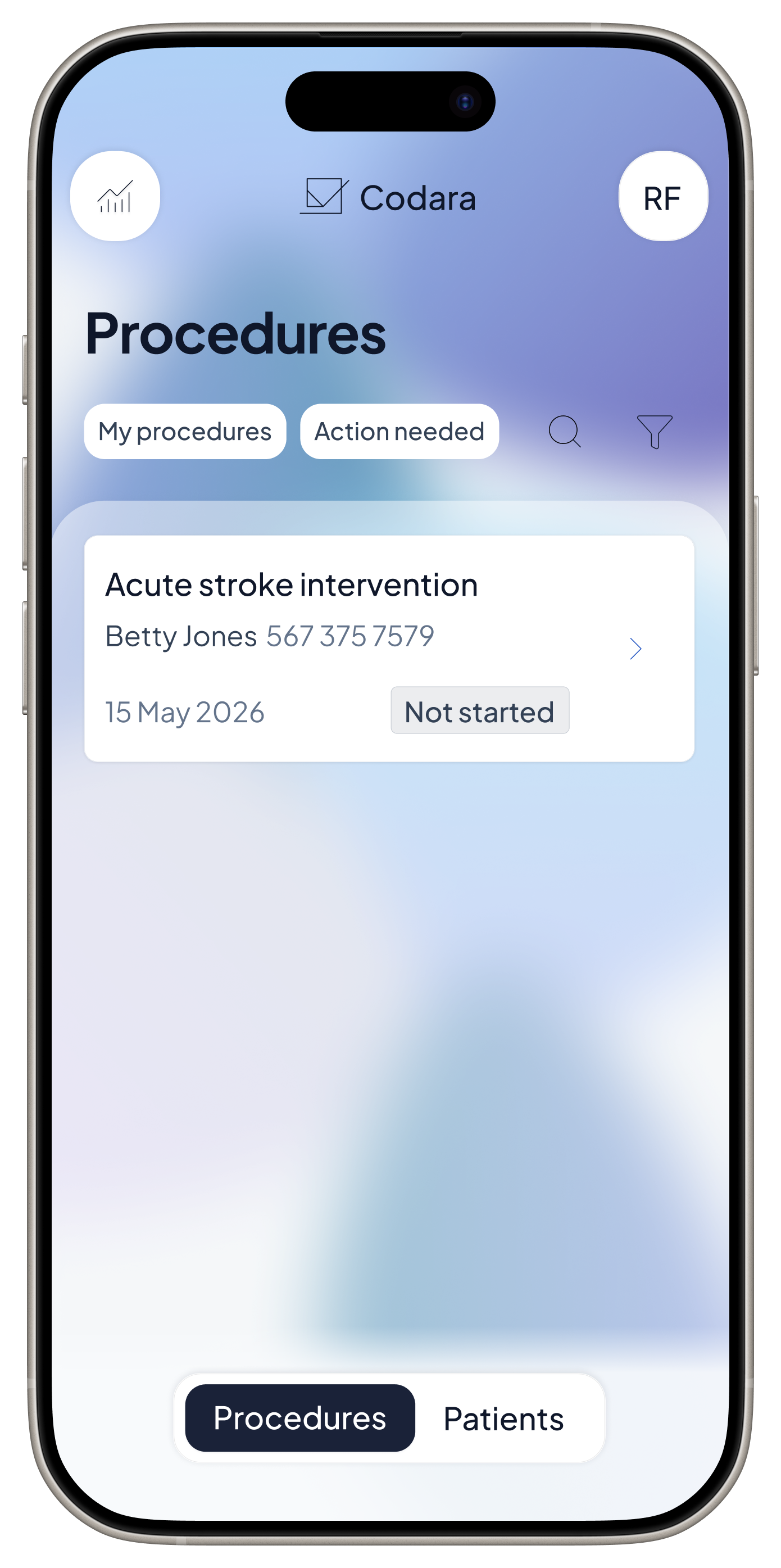 Codara running on a phone